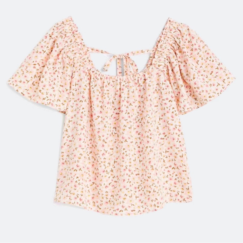 Nine Britton Floral Blouse in Pink and White
